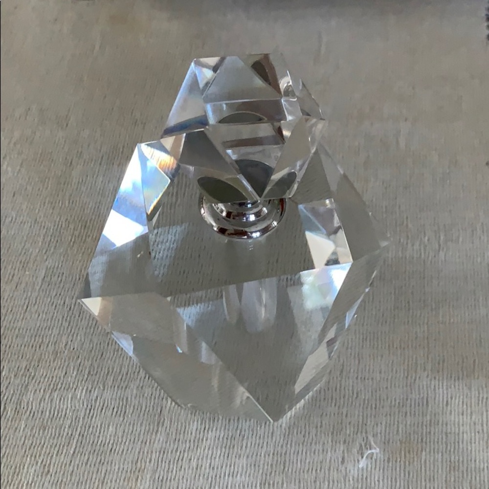 Oleg Cassini Crystal Perfume Bottle